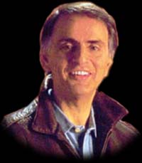 Carl Sagan n la &eacute;poca de "COSMOS"